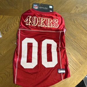 Pets First San Francisco 49ers Licensed NFL Mesh Football Jersey Dog XXL 24”-28”